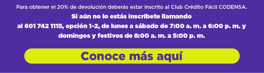 Crédito f´cil codensa